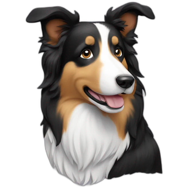 Bordes collie emoji