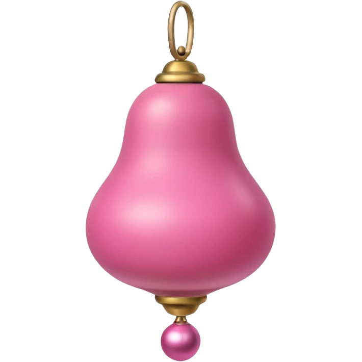 thick veiny skin-toned rod with bulbous bell-shaped pink top emoji