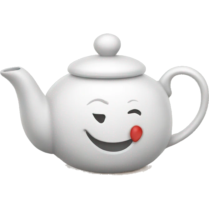 teapot with tea cozy emoji