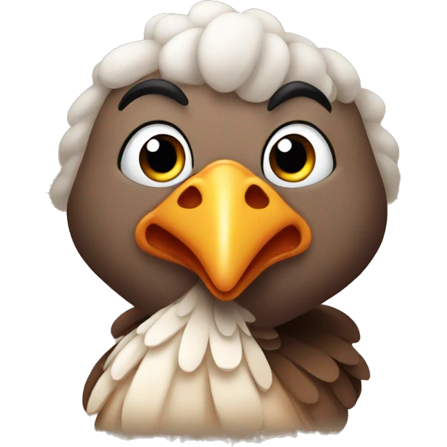cute turkey emoji