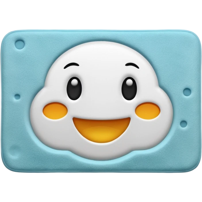 Bath mat emoji