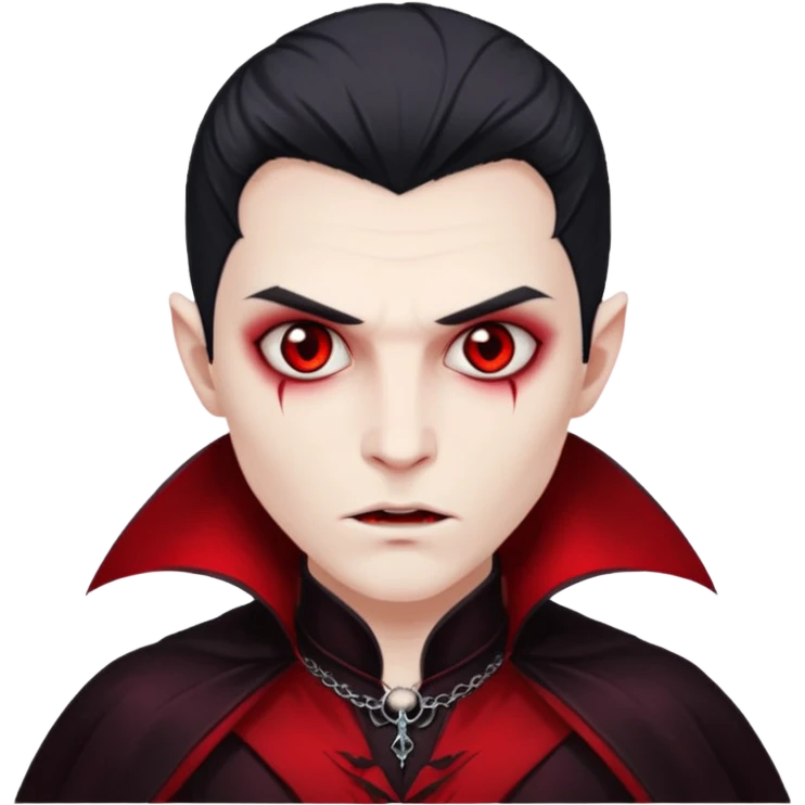 red vampire with red outfit emoji