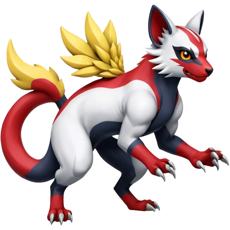 Genet-Absol-Zeraora-Primagen-fusion-creature  emoji