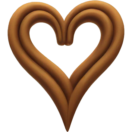Spiral shaped heart emoji