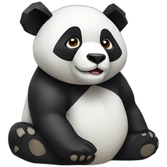 Polygon Panda emoji