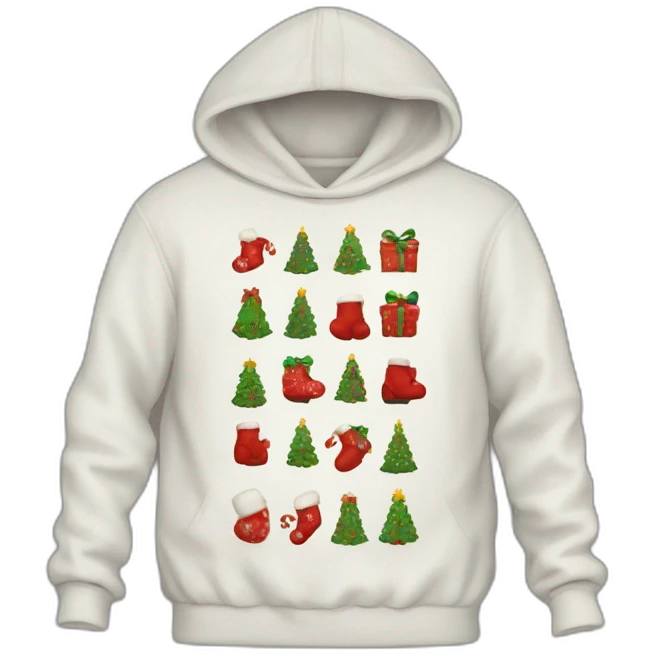 sweatshirt Christmas  emoji