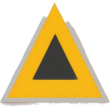 yellow triangle and yellow star red back Tigray flag  emoji