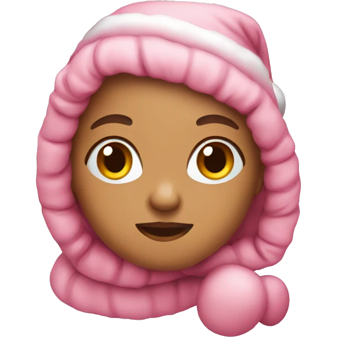 Cute pink Christmas  emoji