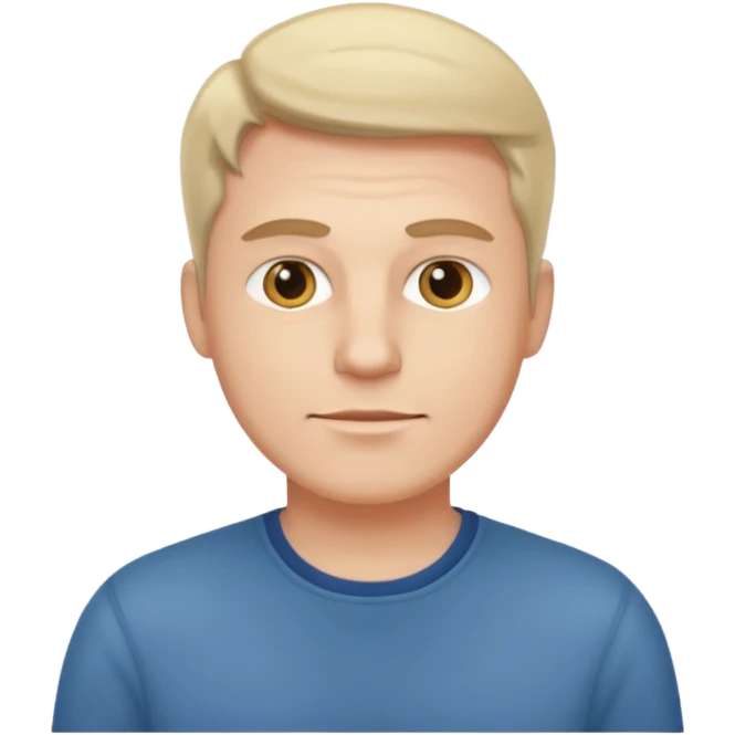 white man dressed casually emoji