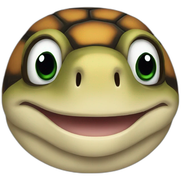 Tortue geniale emoji