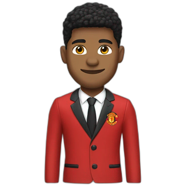 Rashford red suit emoji