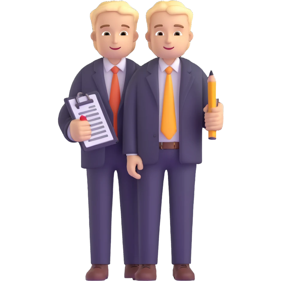 accountant with ledger and pencil emoji