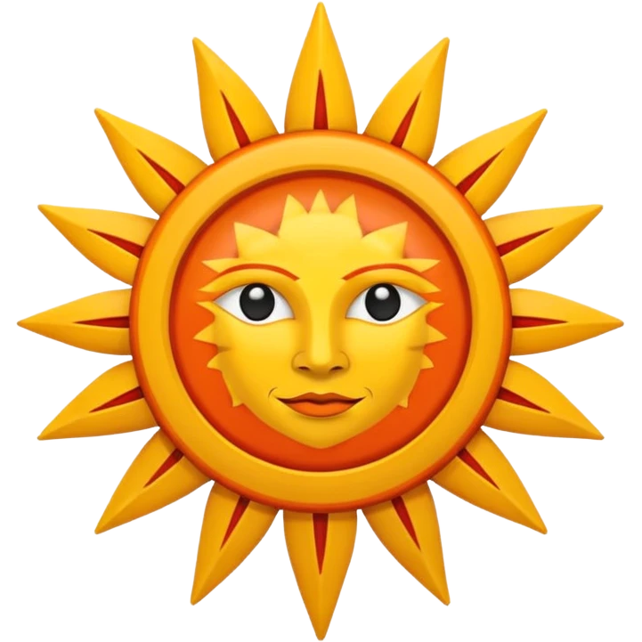 Orange Cherokee flag emoji