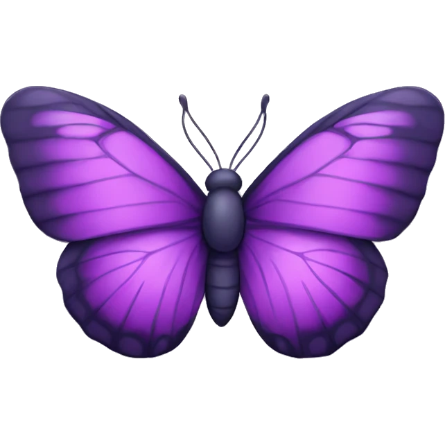 Purple butterfly emoji