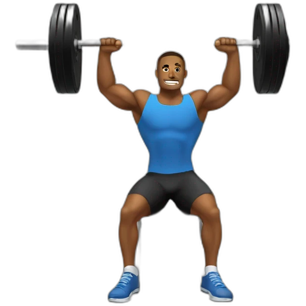 Man-bench press emoji