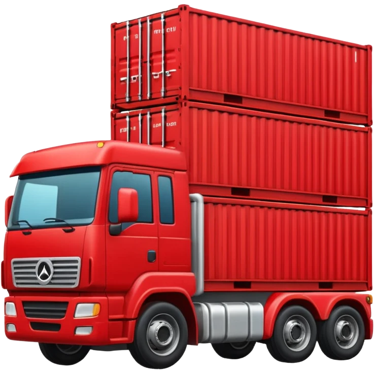 truck holding container emoji