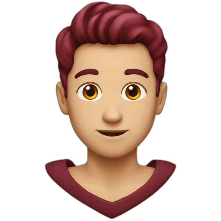Maroon heart emoji