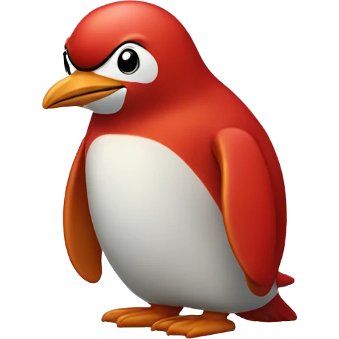red penguin emoji