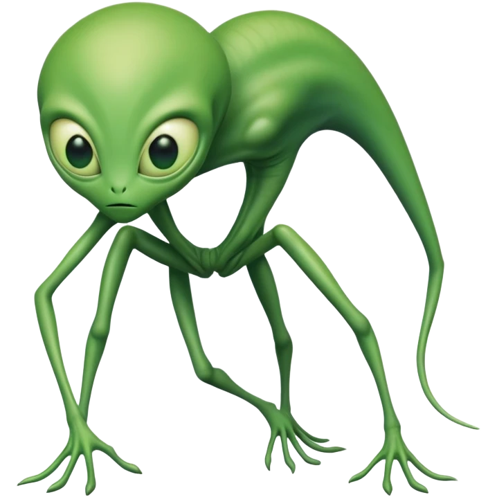full bodied alien emoji
