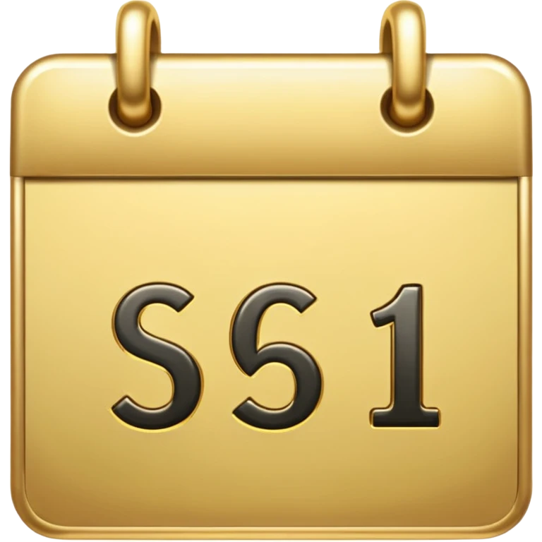 calendar emoji with $61 instead of days emoji