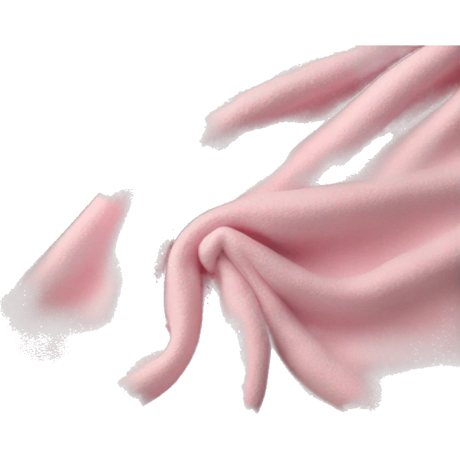 Baby pink blanket folded emoji