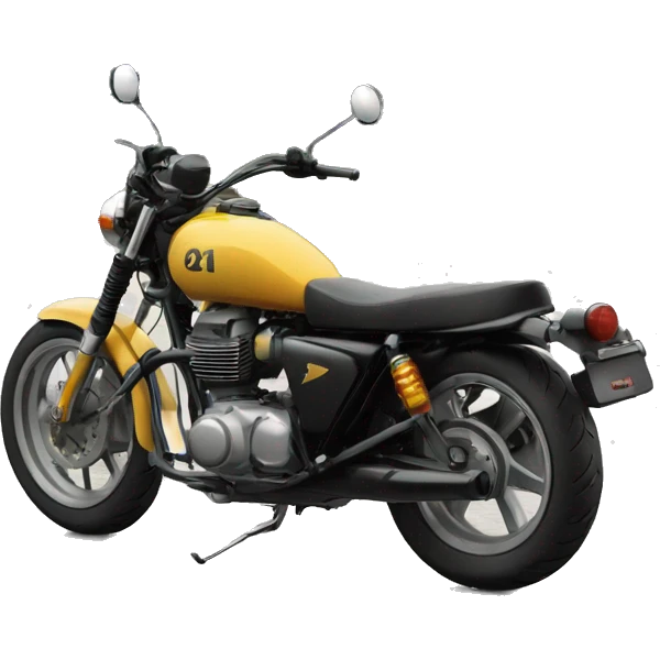 bullet bike with KL11BR7374 registration mark emoji