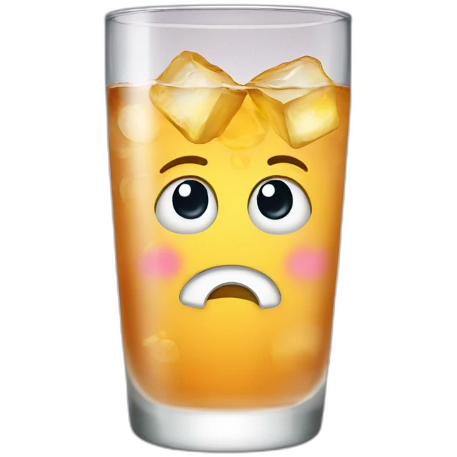 highball in highball glass emoji