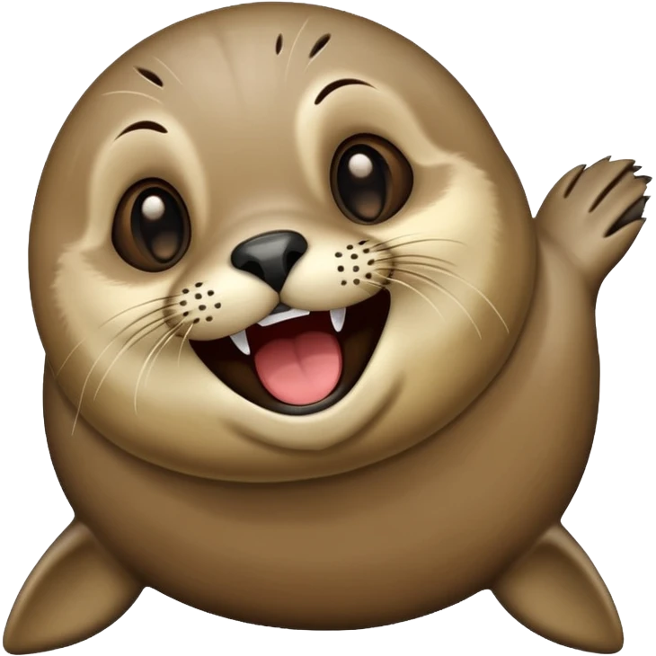 Seal laughing emoji