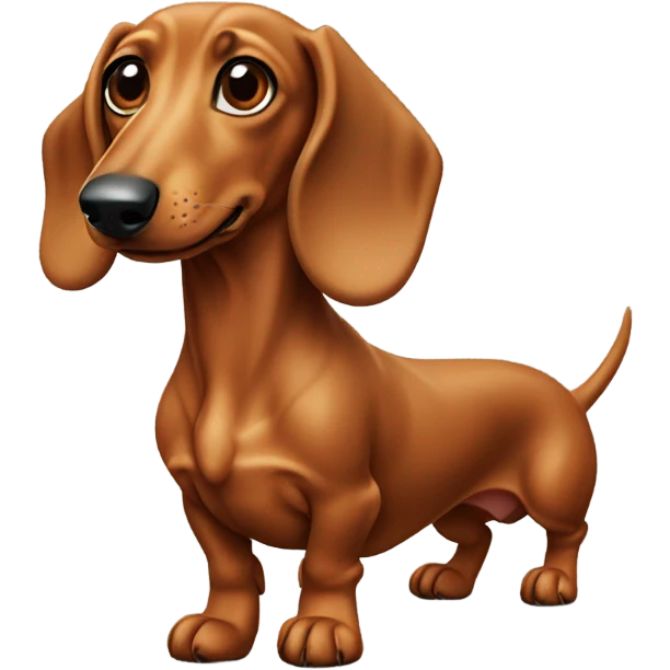 Weenie dog emoji