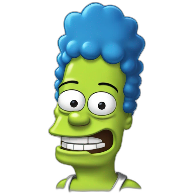marge simpsons smile emoji
