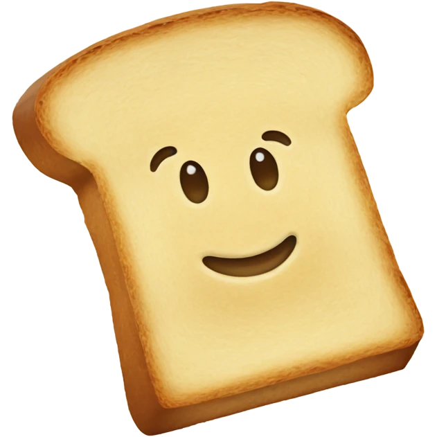 A single slice of bread  emoji