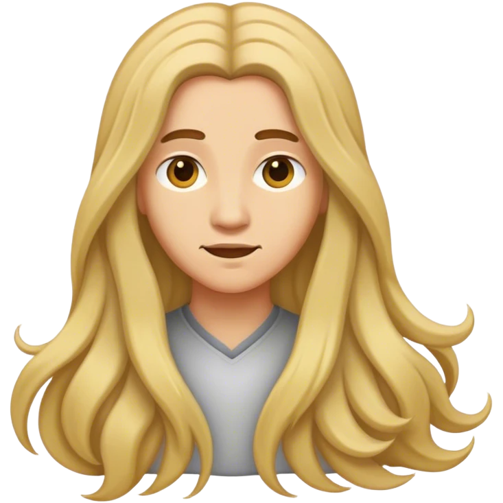 faceless hair emoji