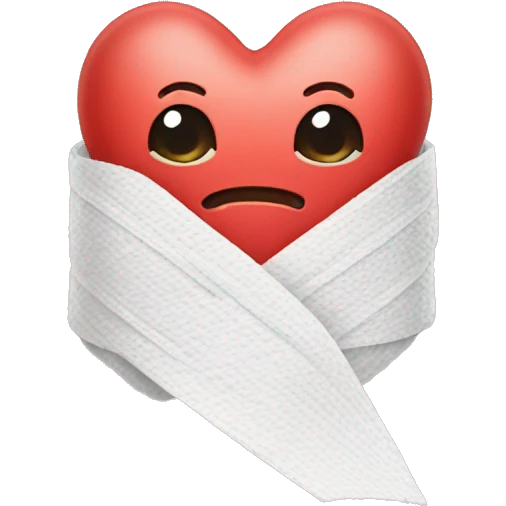 Heart with bandage  emoji