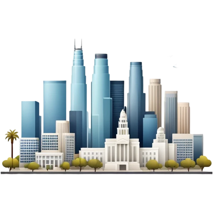 Los Angeles city skyline emoji