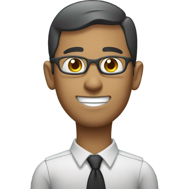 office worker on salute emoji