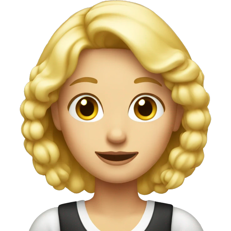 blond barmaid emoji