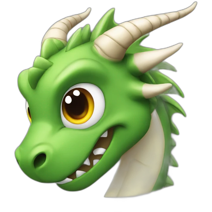 Dragon with horn emoji