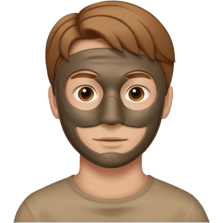 clay mask man emoji