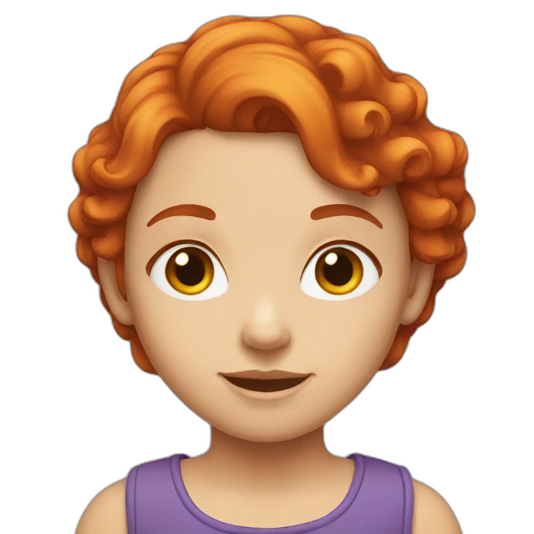redhead girl emoji