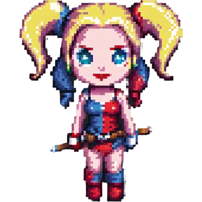 Harley Quinn from DC Comics emoji