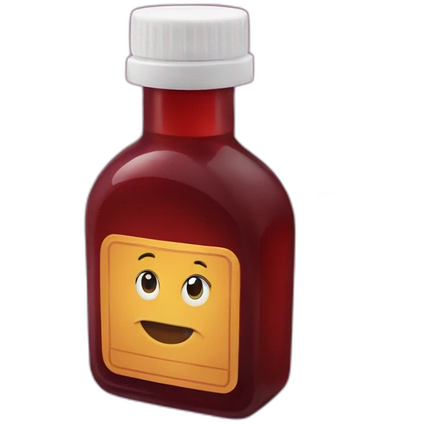 Cough syrup emoji