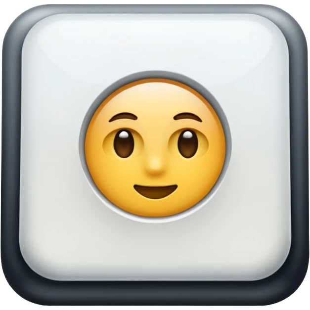 blue backround with a white sqware in the middle emoji