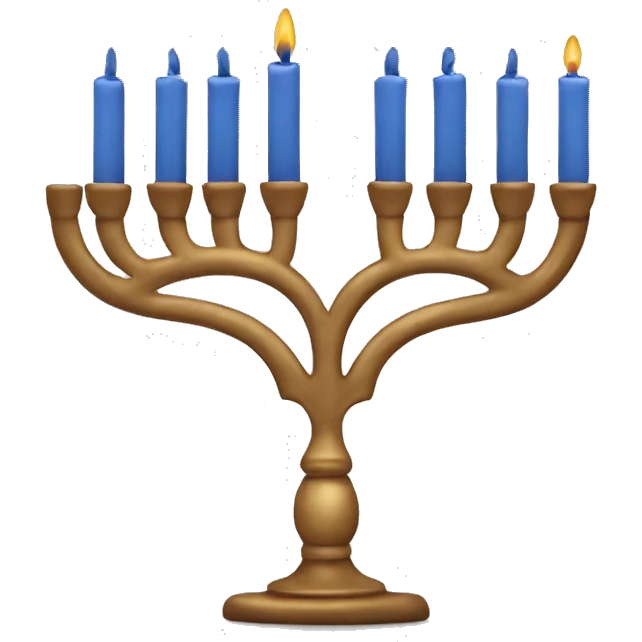 Menorah emoji