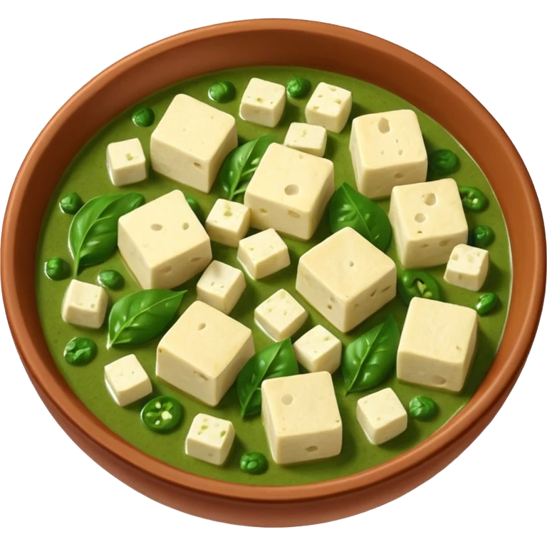 indian Palak Paneer curry emoji
