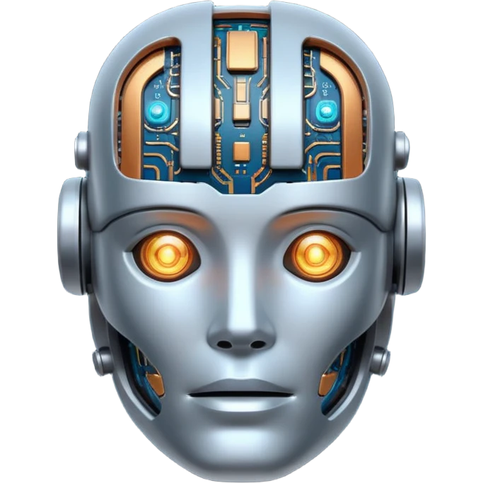 I need an emoji for Slack that ilustrates Artificial Intelligence (AI) si I can flag/tag pull requests and messages that are generated with AI for colleagues to know that they need to pay attention !
What is most descriptive for AI pull request ?

Make it animated and as large as possible  emoji