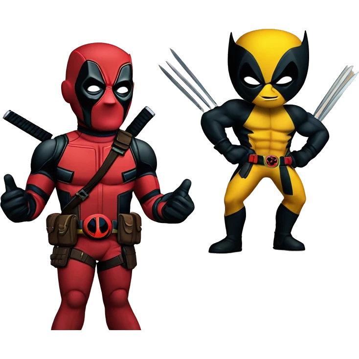 Deadpool and wolverine emoji