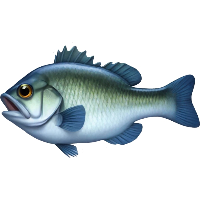 Blue Bass emoji