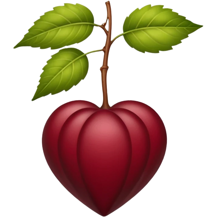 HAZ UNA lista de objetivos en color vinotinto/rojo carmesí brillante, con hojas blancas emoji