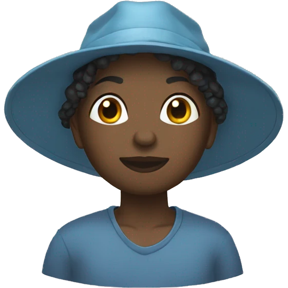 Un africain qui boit de l'eau  emoji