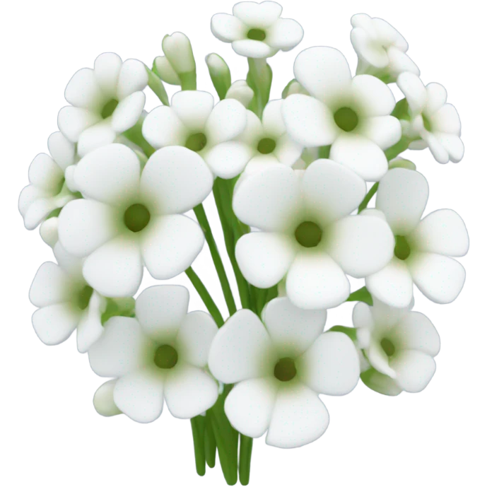 gypsophila in white  emoji